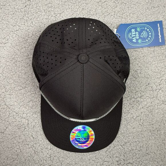 Alter Ego Running Hat Cap Black Coaster Snap Back Litchfield Pickleball NWT Mens - Picture 7 of 11